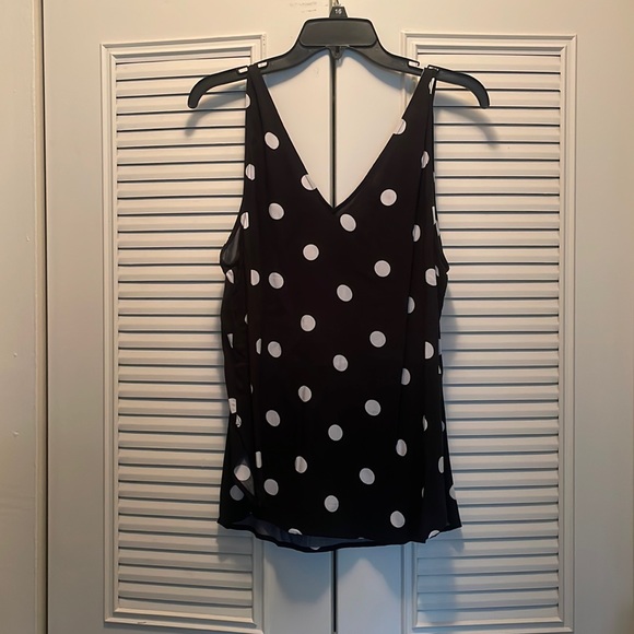 Old Navy Tops - Black and white polka dot tank top